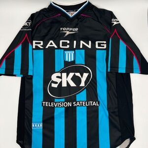 Racing Club de Avellaneda 2001/2002 Away ORIGINAL Topper VTG Soccer Jersey (XL)